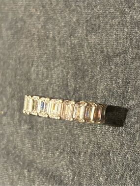 Diamonique 925 Eternity Band Ring